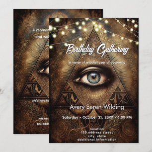 Inner Oracle   Third Eye Design Invitation