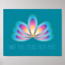 "Inner peace creates outer peace"