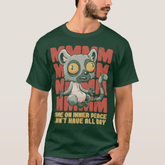 Inner Peace Cute Funny Animal retro T-Shirt