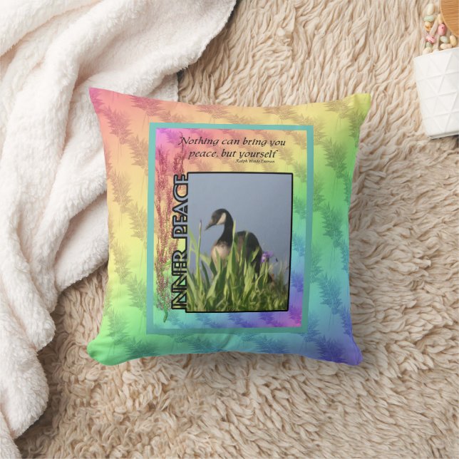 Inner Peace Inspirational Cushion (Blanket)