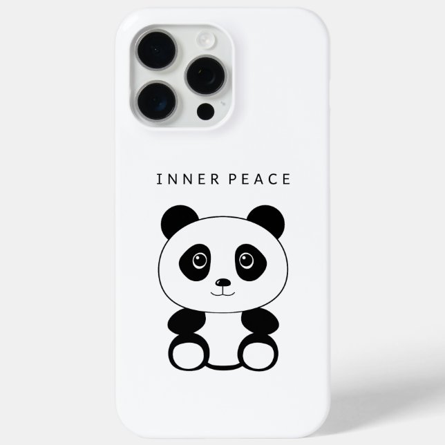 Inner Peace Panda Case-Mate iPhone Case (Back)