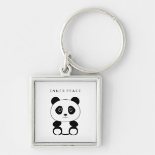 Inner Peace Panda Key Ring
