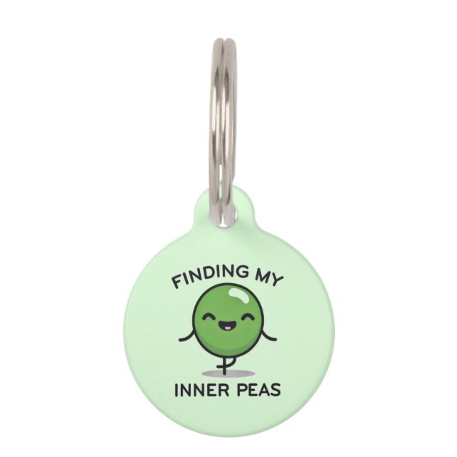Inner peace pet tag (Front)
