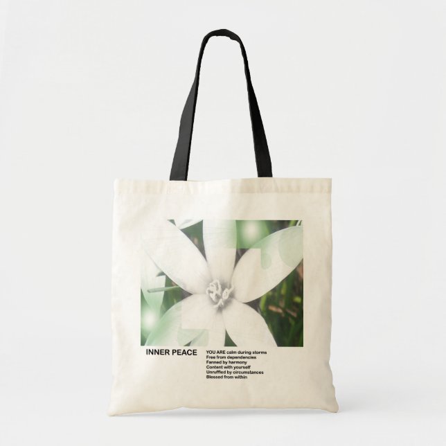 Inner Peace Tote Bag (Front)