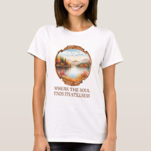 Inner Peace Women White T-Shirt