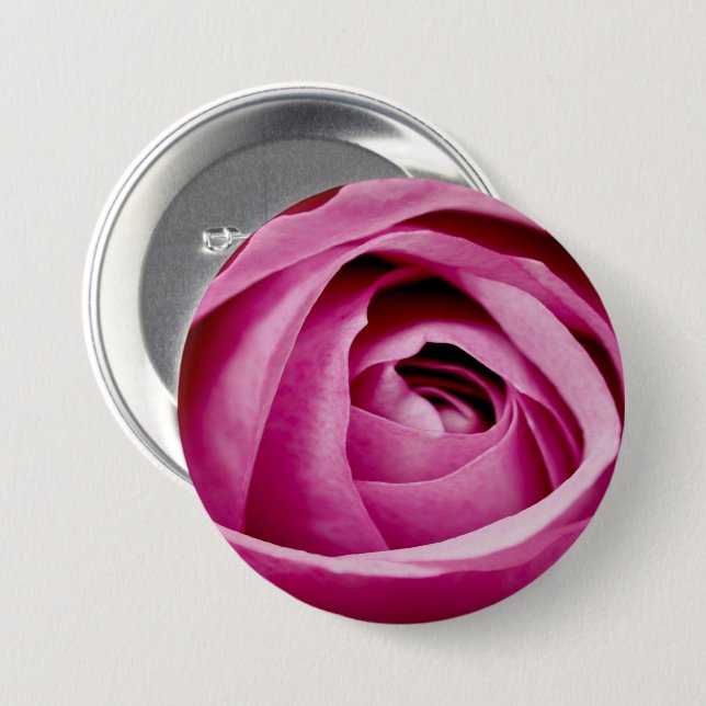 Inner Petals of Rose Bud 7.5 Cm Round Badge (Front & Back)