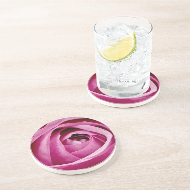 Inner Petals of Rose Bud Coaster (Side)