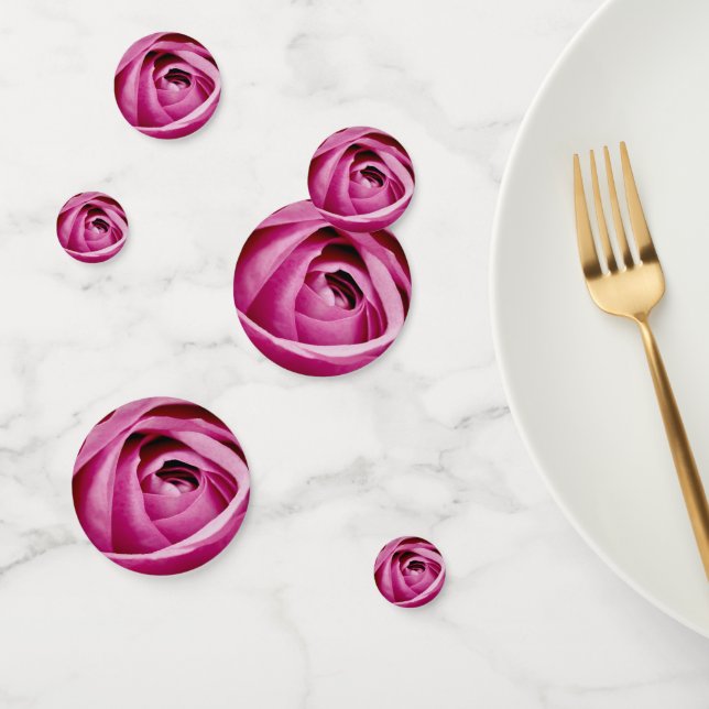 Inner Petals of Rose Bud Confetti (Group)