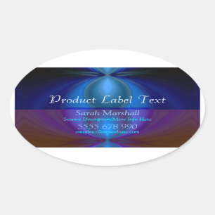Inner Reflection New Age Product Label Sticker