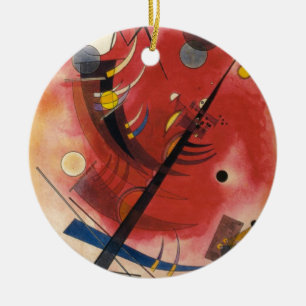 Inner Simmering Abstract Painting Ceramic Tree Decoration