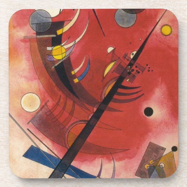 Inner Simmering Abstract Painting Coaster (Front)
