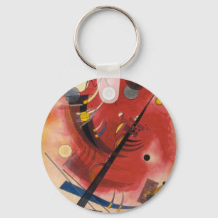 Inner Simmering Abstract Painting Key Ring