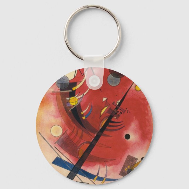 Inner Simmering Abstract Painting Key Ring (Front)