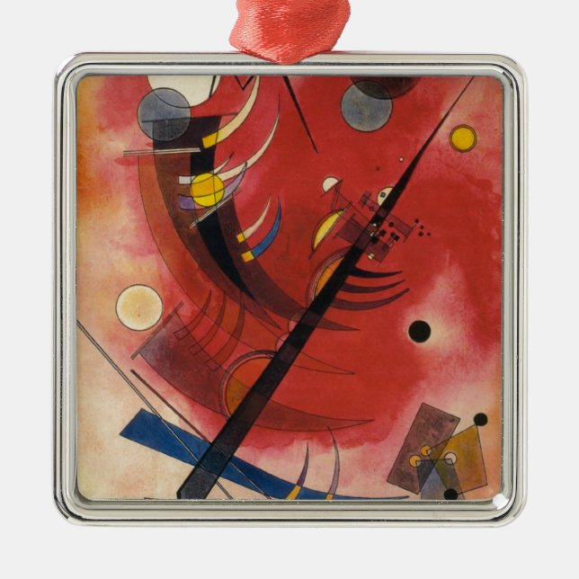 Inner Simmering Abstract Painting Metal Tree Decoration (Front)