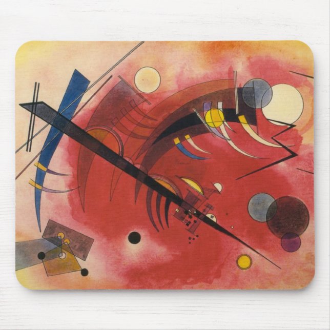 Inner Simmering Abstract Painting Mouse Pad (Front)