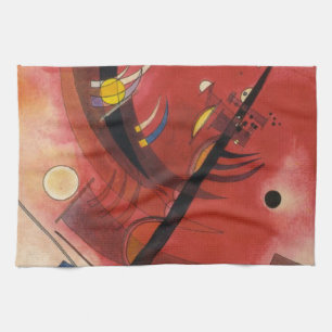 Inner Simmering Abstract Painting Tea Towel