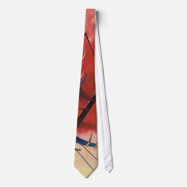 Inner Simmering Abstract Painting Tie (Front)