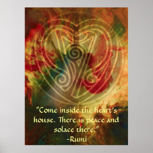 Inner Song-Rumi and Poetic Art Poster