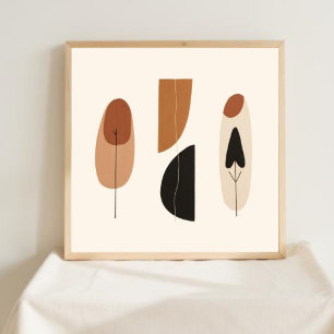 Inner Stillness – Minimalist Feminine Line Art II Poster