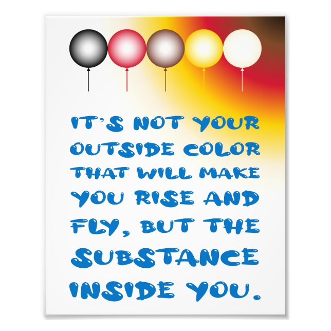 Inner Substance of an External Colour Photo Print (Front)