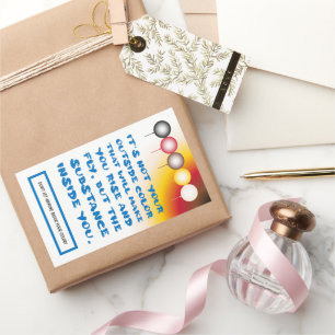 Inner Substance of an External Colour Rectangular Sticker