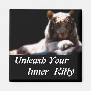 Inner Tiger Kitty Magnet