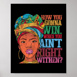 Inner - Victory - Truth Uni-adults - Black - Small Poster