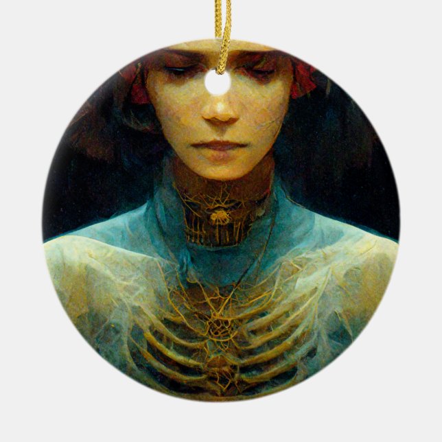 Inner View Fantasy Sci-Fi Ceramic Ornament (Front)