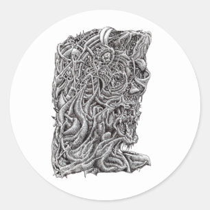 Innerbeastman Classic Round Sticker