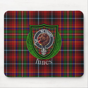 Innes Scottish Clan Tartan & Crest Mouse Pad