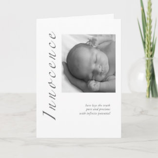 Innocence Baby Card