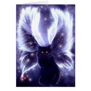 Innocence Fairy Cat Card