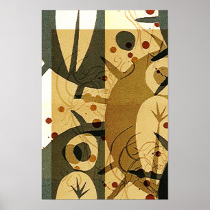 Innocence in Extremis Brown Grunge Canvas Print