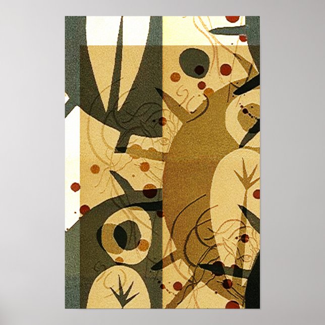 Innocence in Extremis Brown Grunge Canvas Print (Front)
