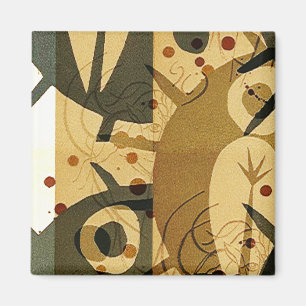 Innocence in Extremis Brown Grunge Magnet