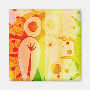 Innocence in Extremis Pastel Grunge Magnet