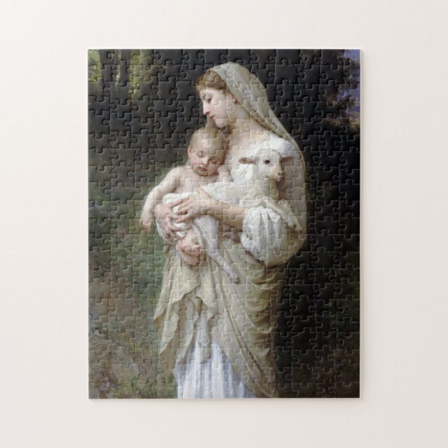 Innocence (Madonna and Child), Bouguereau Jigsaw Puzzle (Vertical)