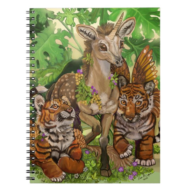 'Innocence of the new' unicorn Notebook (Front)