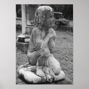 "Innocence"  Victorian Statuary Art Poster