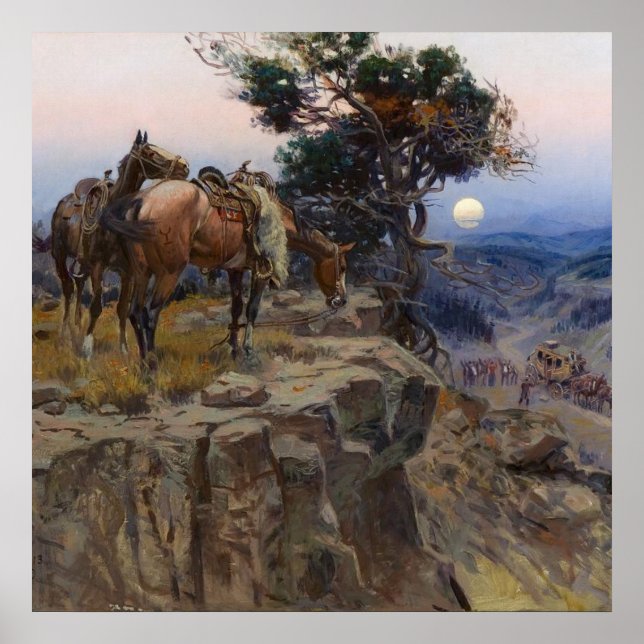 “Innocent Allies” by Charles M Russell Poster (Front)