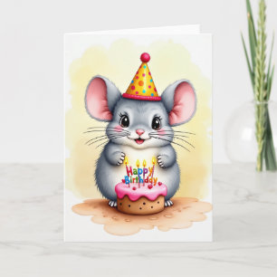 Innocent Birthday Cake Card