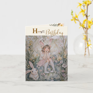 Innocent daughter's birthday card