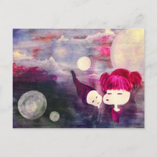 innocent kisses postcard