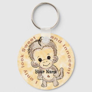 Innocent Monkey  Key Ring