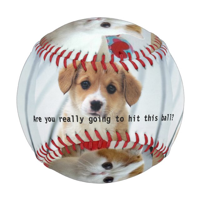 Innocent Puppy and Kitten Baseball (Back)