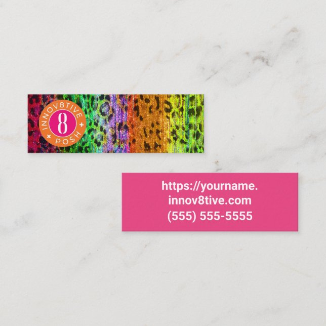 Innov8tive Posh mini business card design (Front/Back)