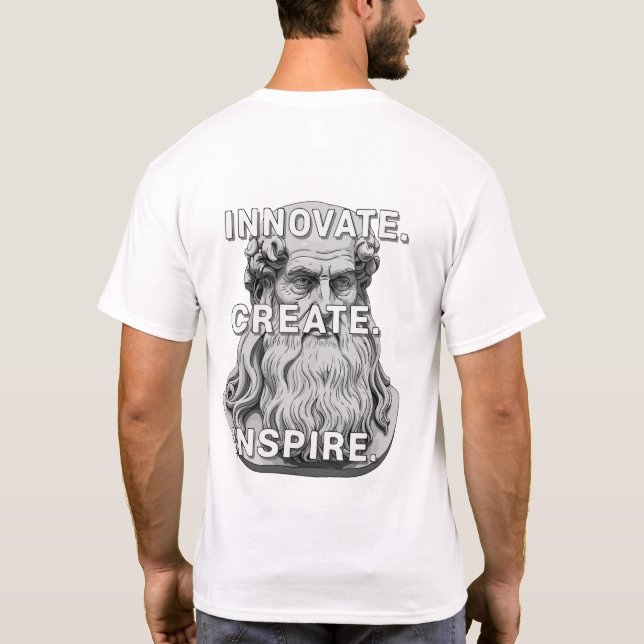 Innovate Create Inspire T-Shirt – Motivational Quo (Back)