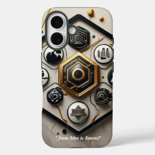 "Innovate, Disrupt, Repeat" iPhone 16 Case