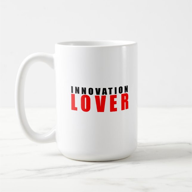 Innovation lover coffee mug (Left)