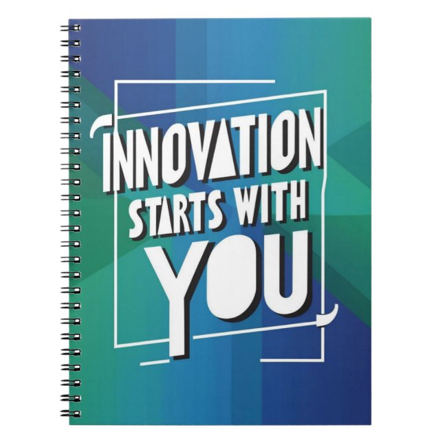 Innovation Starts With You option 3 Notebook (Front)